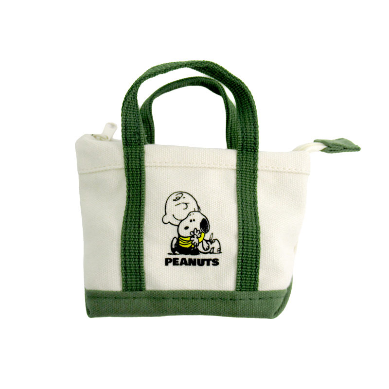 PEANUTS トートバッグ型ミニポーチ チャーリー・ブラウン&スヌーピー KH